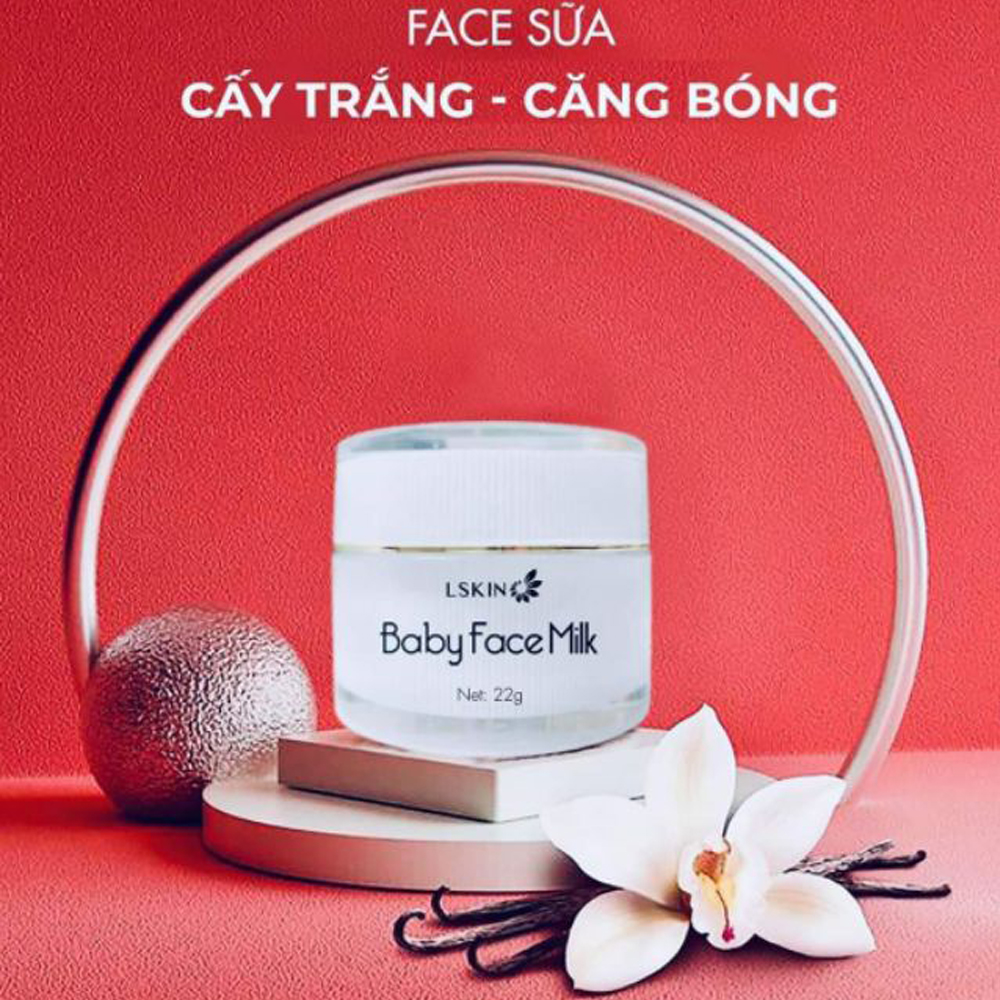 Kem Cấy Trắng Baby Face Milk - Lskin - MP0000006 - Xóa Tan Thâm Nám, Tái Tạo Và Trẻ Hóa Làn Da