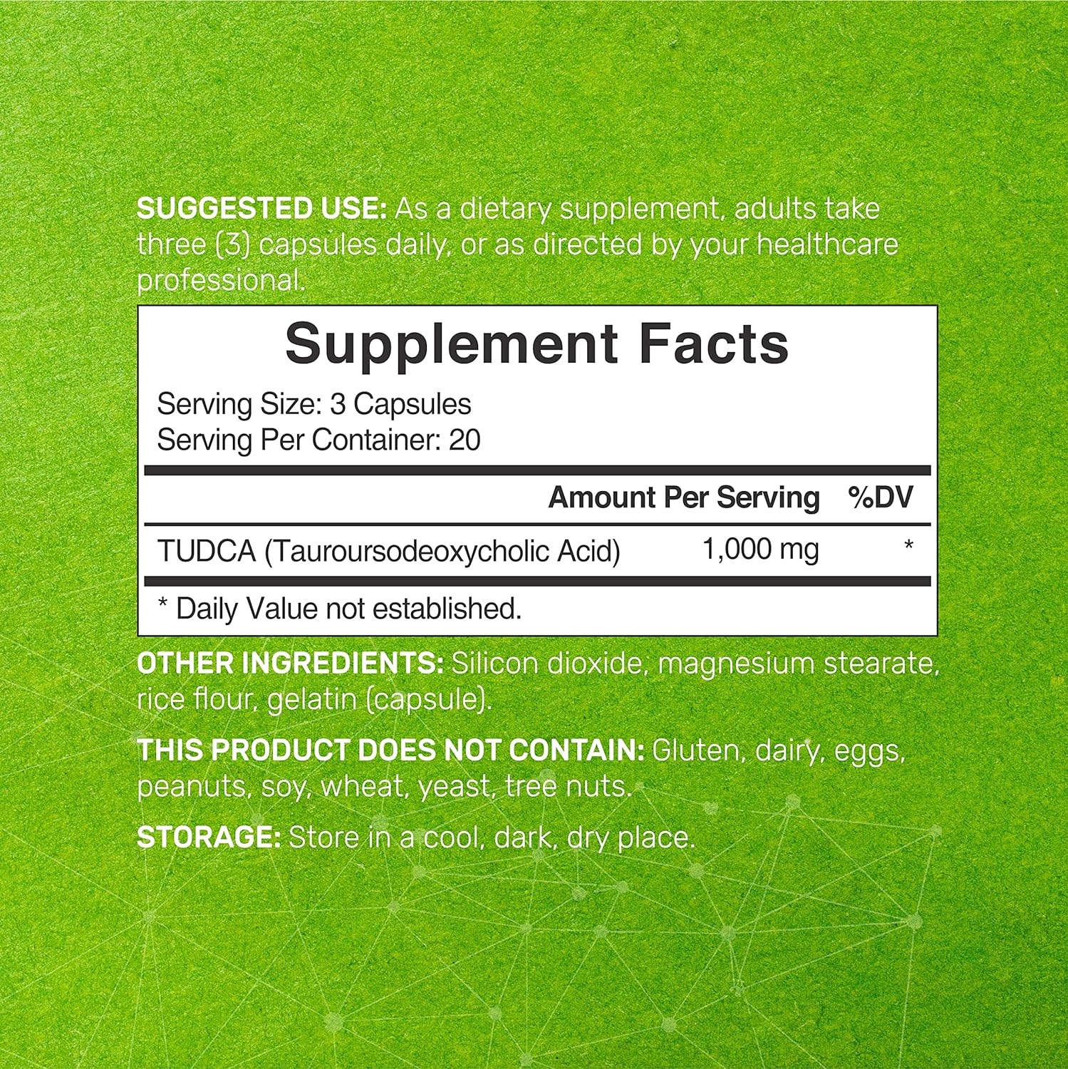 Deal Supplement Tudca 1000mg (60 Viên) - Hỗ Trợ Tăng Cường Sức Khỏe Gan - Thận Và Hiệu Quả Tăng Cơ