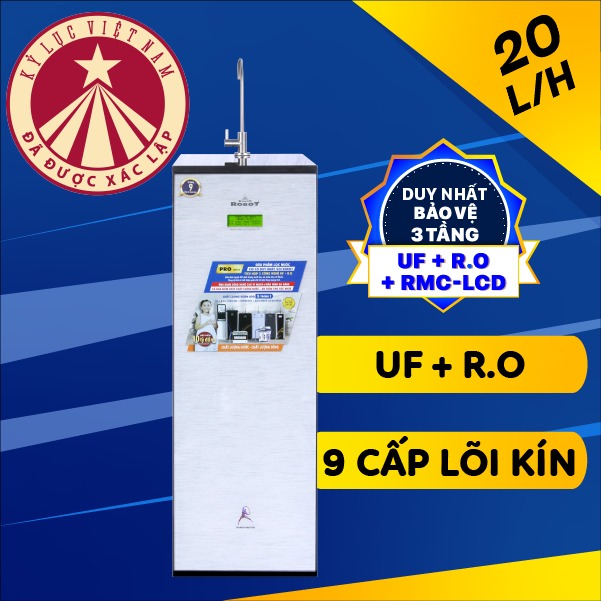 Máy Lọc Nước R.O + UF ROBOT RR-Pro 9GKT-UR - Hàng chính hãng