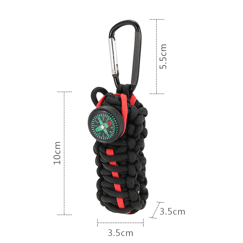 Vòng Paracord Có Gắn La Bàn Sinh Tồn Khẩn Cấp Cắm Trại Đi Bộ Đường Dài