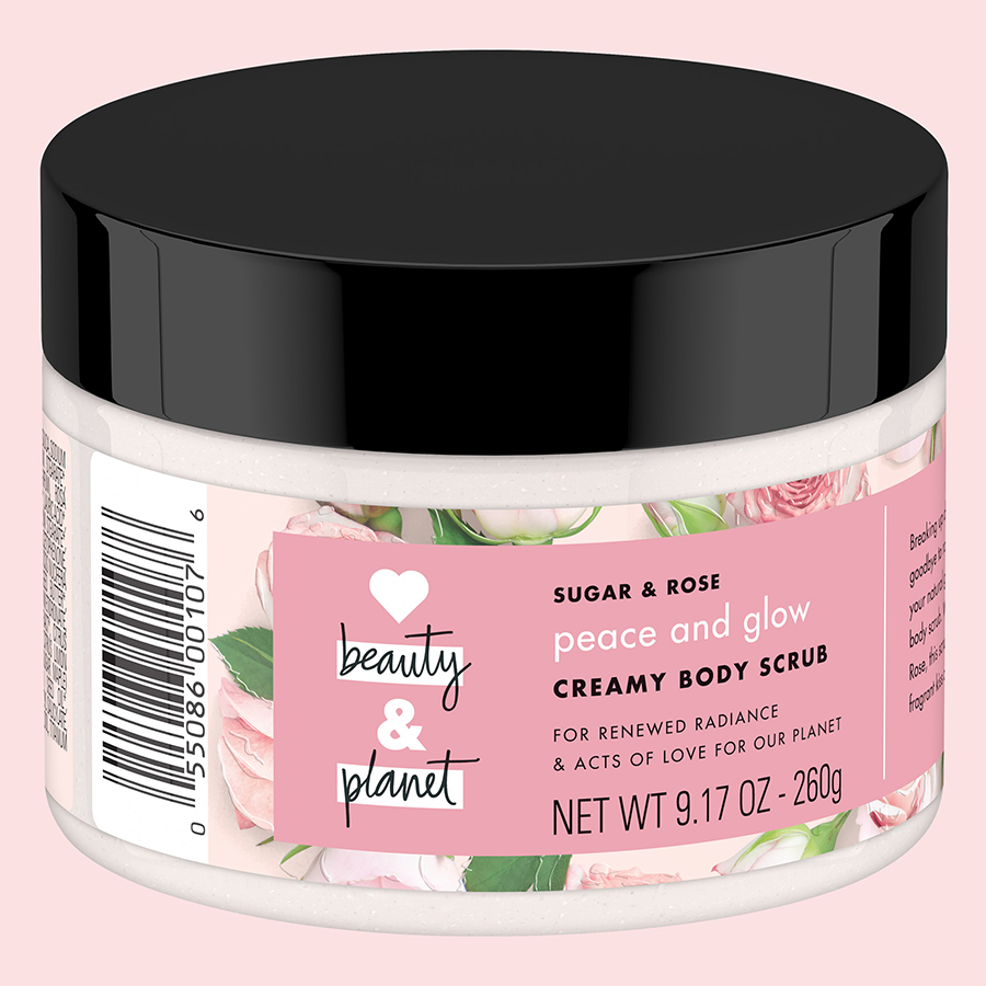 Kem Tẩy Da Chết Love Beauty And Planet Cho Làn Da Sáng Mịn (260g)