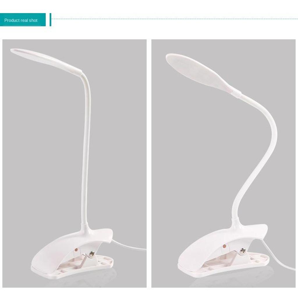 Đèn kẹp thông minh linh hoạt với cổng sạc USB và cổ đèn tùy chỉnh