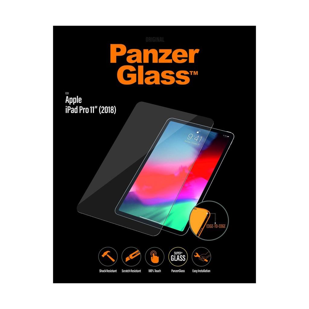 Kính Cường Lực PanzerGlass dành cho Apple Ipad Pro 11 (2018 và 2020) mặt kính trong suốt như pha lê Hàng Chính Hãng