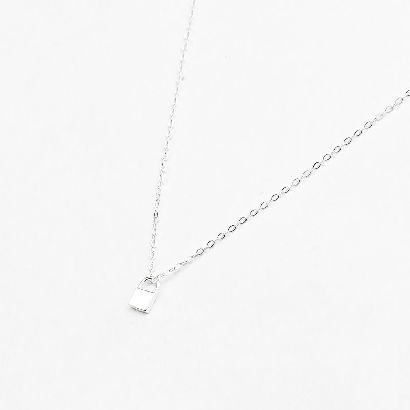 Vòng cổ Bling It ổ khóa bạc BIVC256