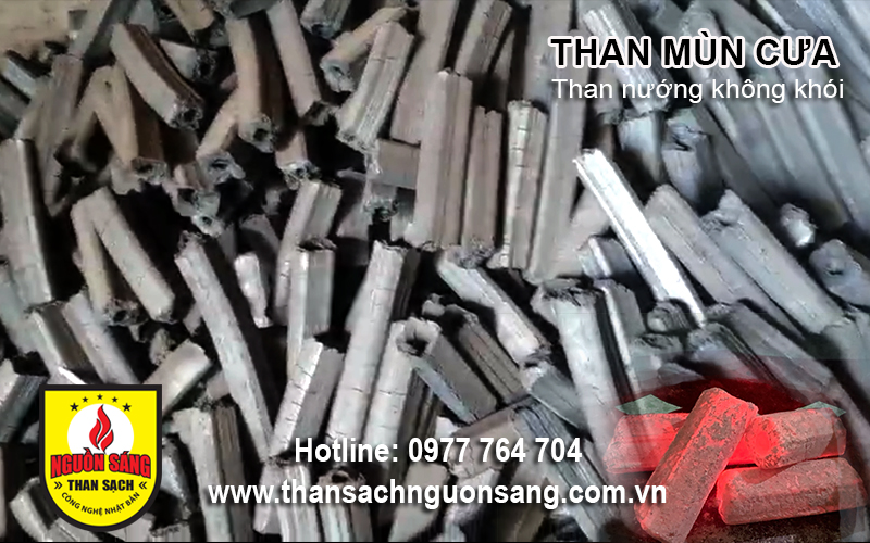 Than mùn cưa gía sỉ (thùng 10kg)- Than nướng không khói