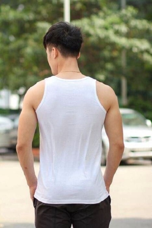 Áo thun body ba lỗ nam cotton