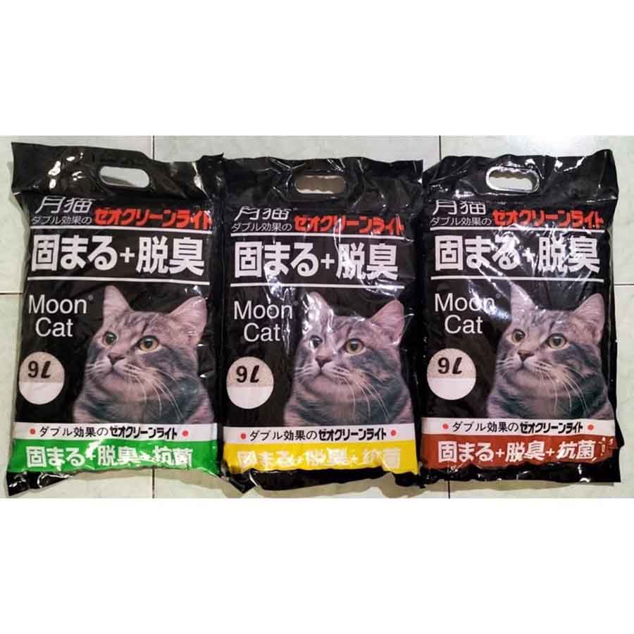 CÁT NHẬT ĐEN - CÁT VỆ SINH MOON CAT TÚI 9L