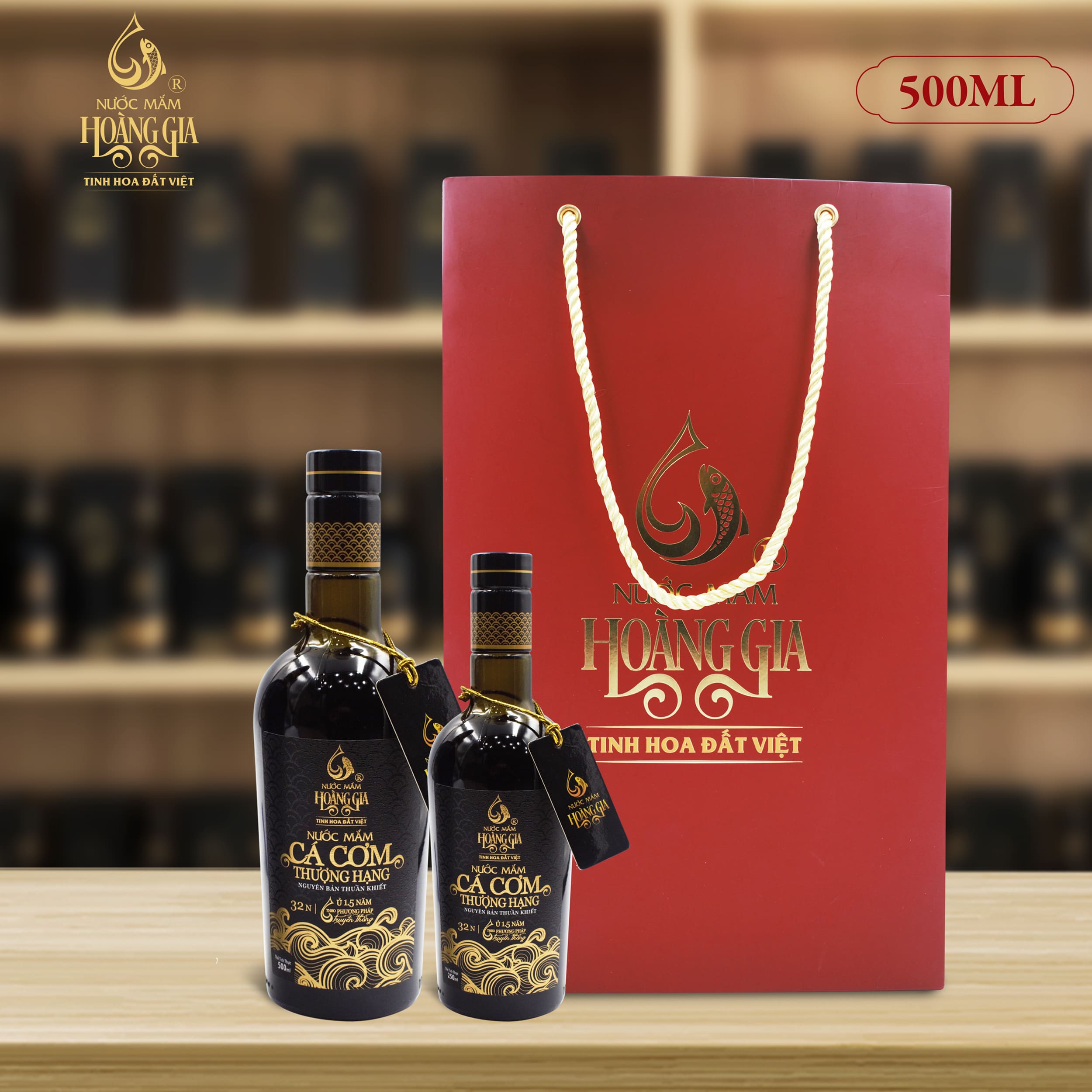 COMBO Nước Mắm Hoàng Gia 500ml (Hộp giấy) & Nước Mắm Hoàng Gia 250ml (Hộp giấy)