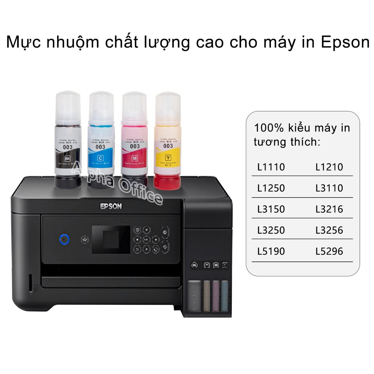 Set Mực in đa năng 003 4 màu CMYK dành cho máy EPN - Hàng nhập khẩu