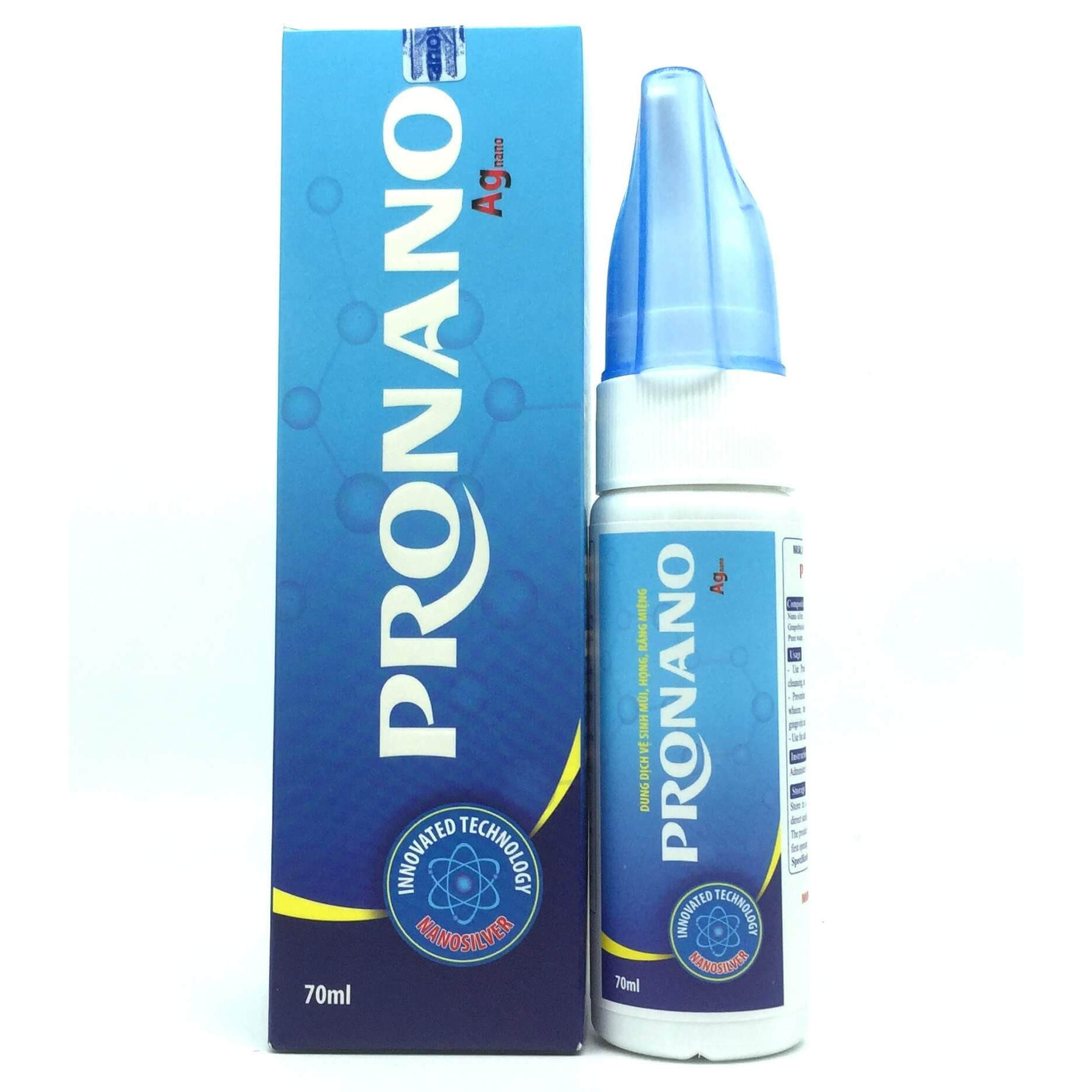Dung dịch Vệ sinh mũi họng răng miệng PRONANO - 70ml