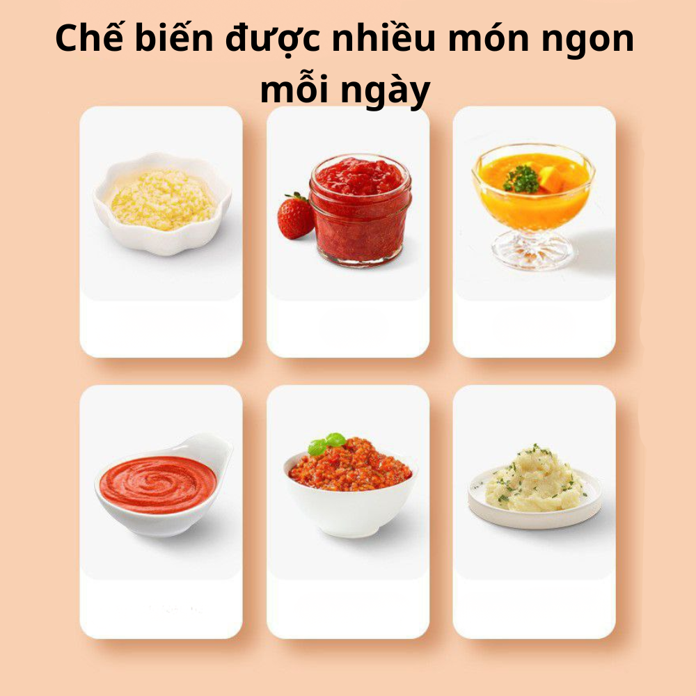 Máy xay cầm tay đa năng Lumabella LB-52020 công suất lớn 1500W, lưỡi dao sắc bén, xay nhuyễn mọi thực phẩm - DELIYA - HÀNG CHÍNH HÃNG