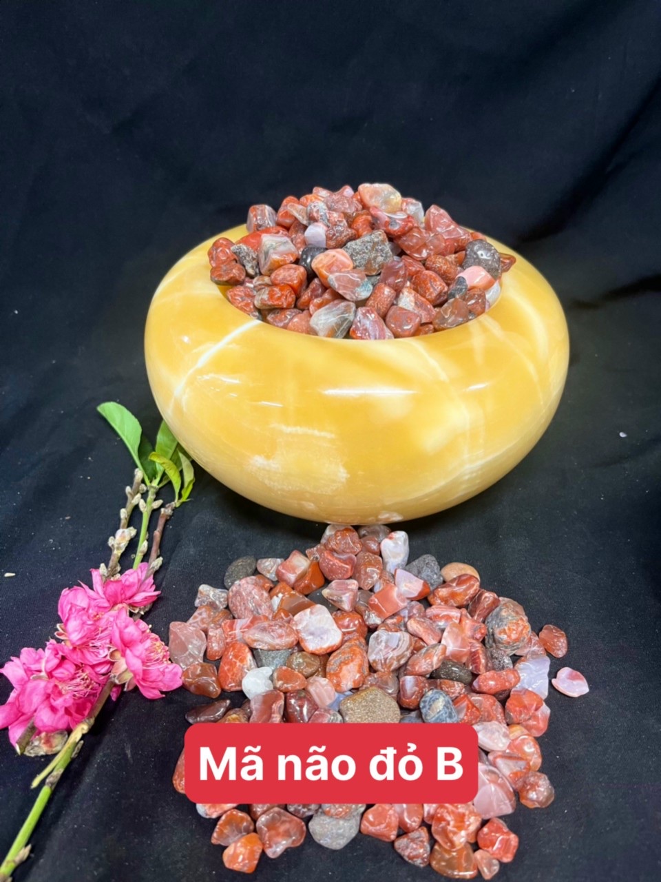 Đá Vụn Mã Não Đỏ