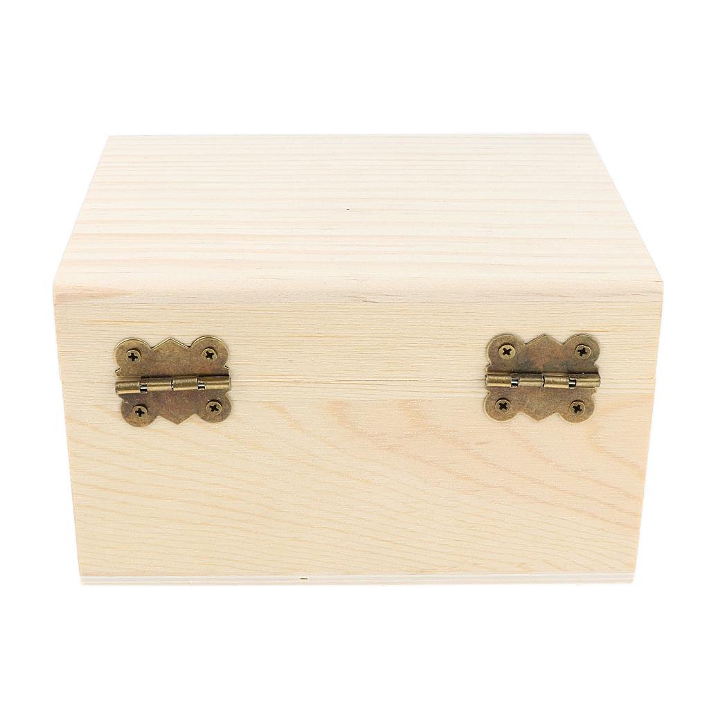 NATURAL WOOD Essential Oil Storage Box Display Case FOR 12PCS 20ML BOTTLES
