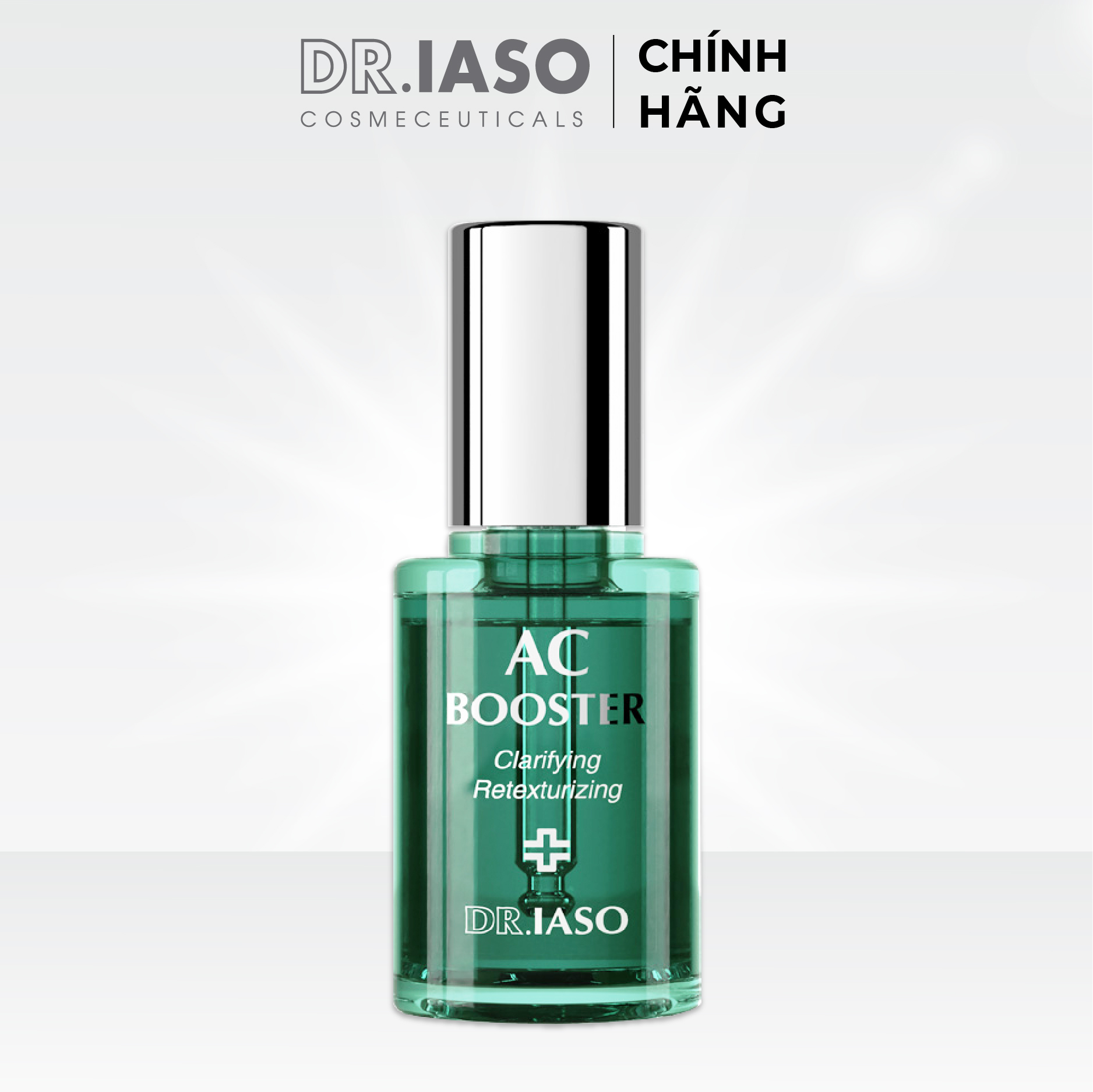 Combo 2 D41 Tinh chất giúp kiểm soát dầu và giảm mụn Dr IASO Ac Booster 30ml