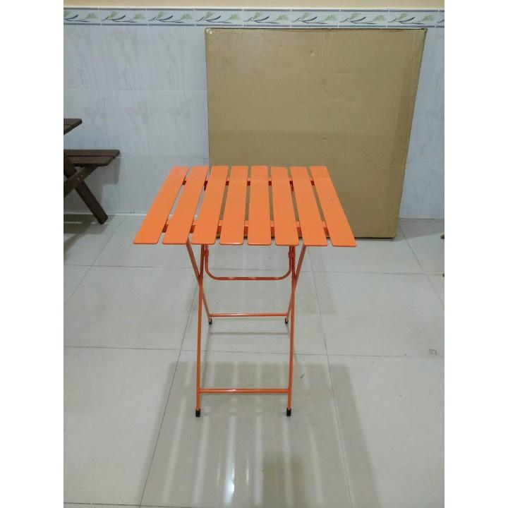 Bàn sắt cafe color size lớn