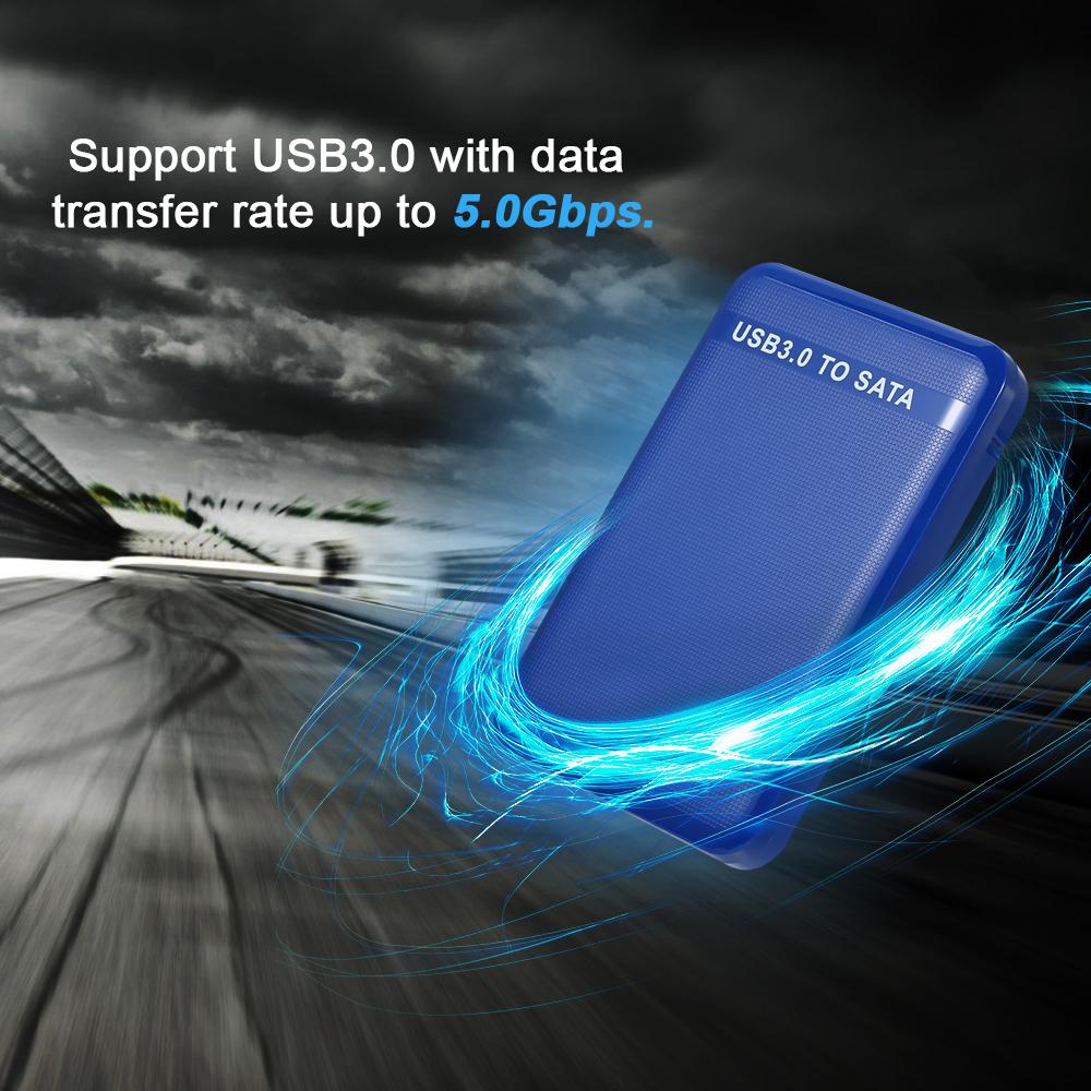 Hộp đựng HDD 2,5 inch Bộ chuyển đổi USB3.0 sang SATA