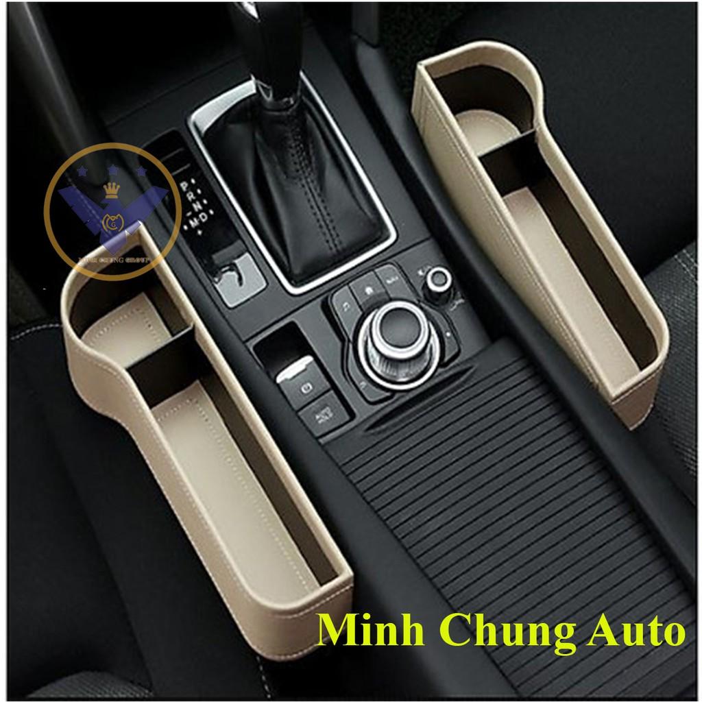 Khay đựng đồ cho ghế xe hơi bọc da đa năng