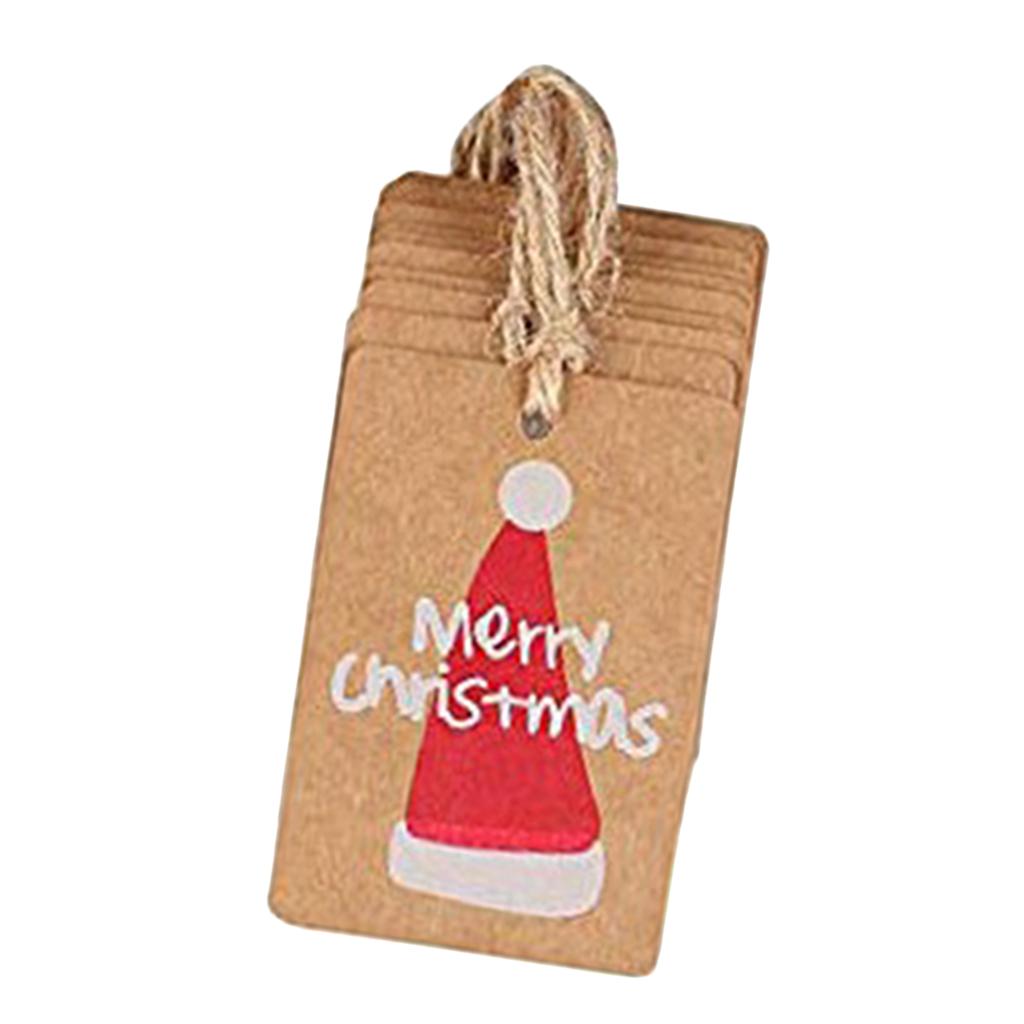 100 Pcs / Set Gift Tag Paper Tag Hanging Labels Hanging Tags Signs Pendant Paper Labels