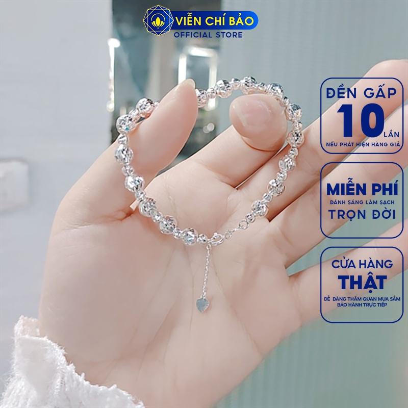 Lắc tay bạc nữ bi quả cầu chất liệu bạc S925 thời trang phụ kiện trang sức nữ thương hiệu Viễn Chí Bảo L400482