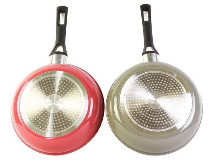 Chảo sâu Easy Cook hợp kim nhôm chống dính vân đá đáy từ Kimscook 24cm