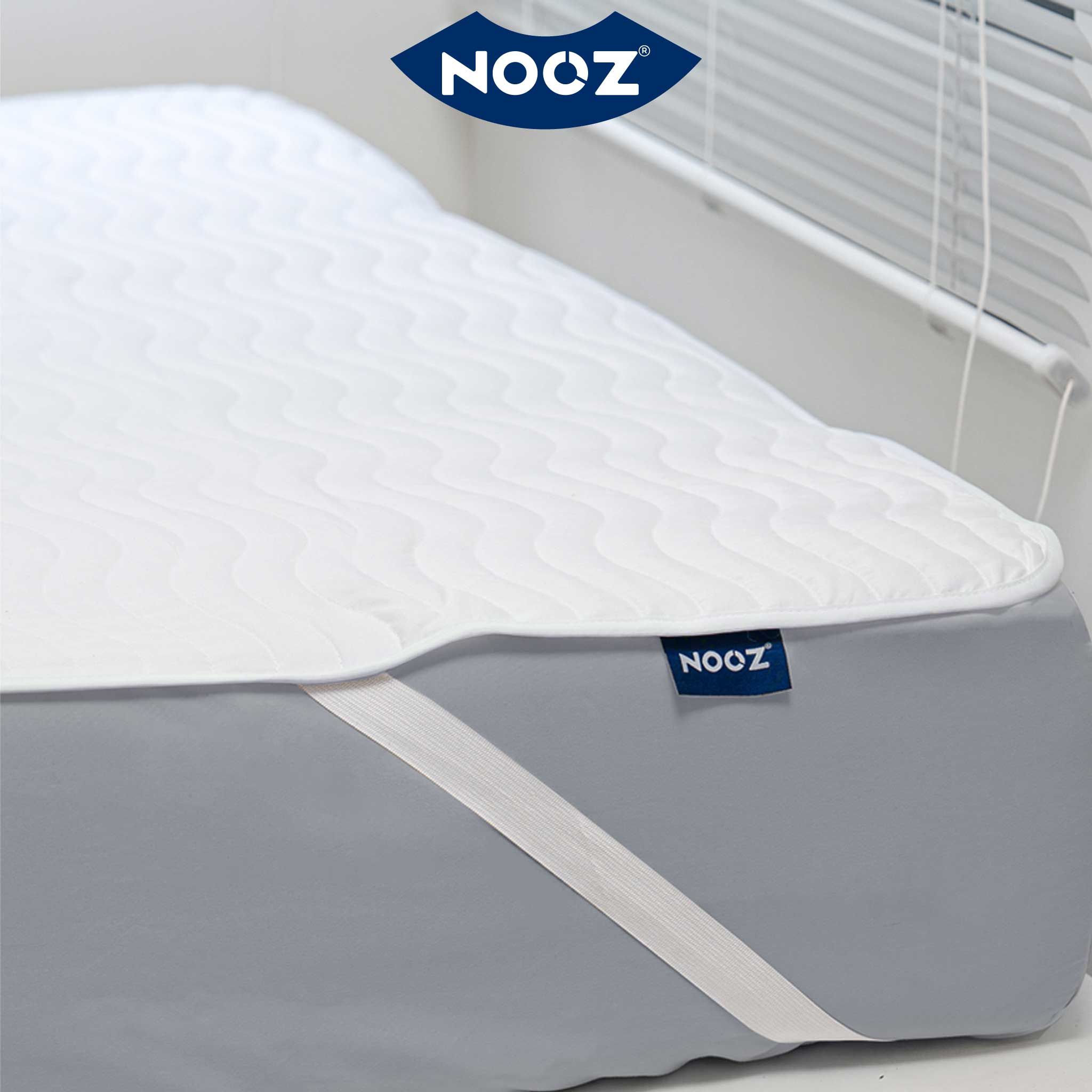 Tấm Lót Bảo Vệ Nệm (Mattress Protector) NOOZ Home Goods Chống Thấm Tuyệt Đối Bề Mặt Kháng Khuẩn Không Gây Kích Ứng Da