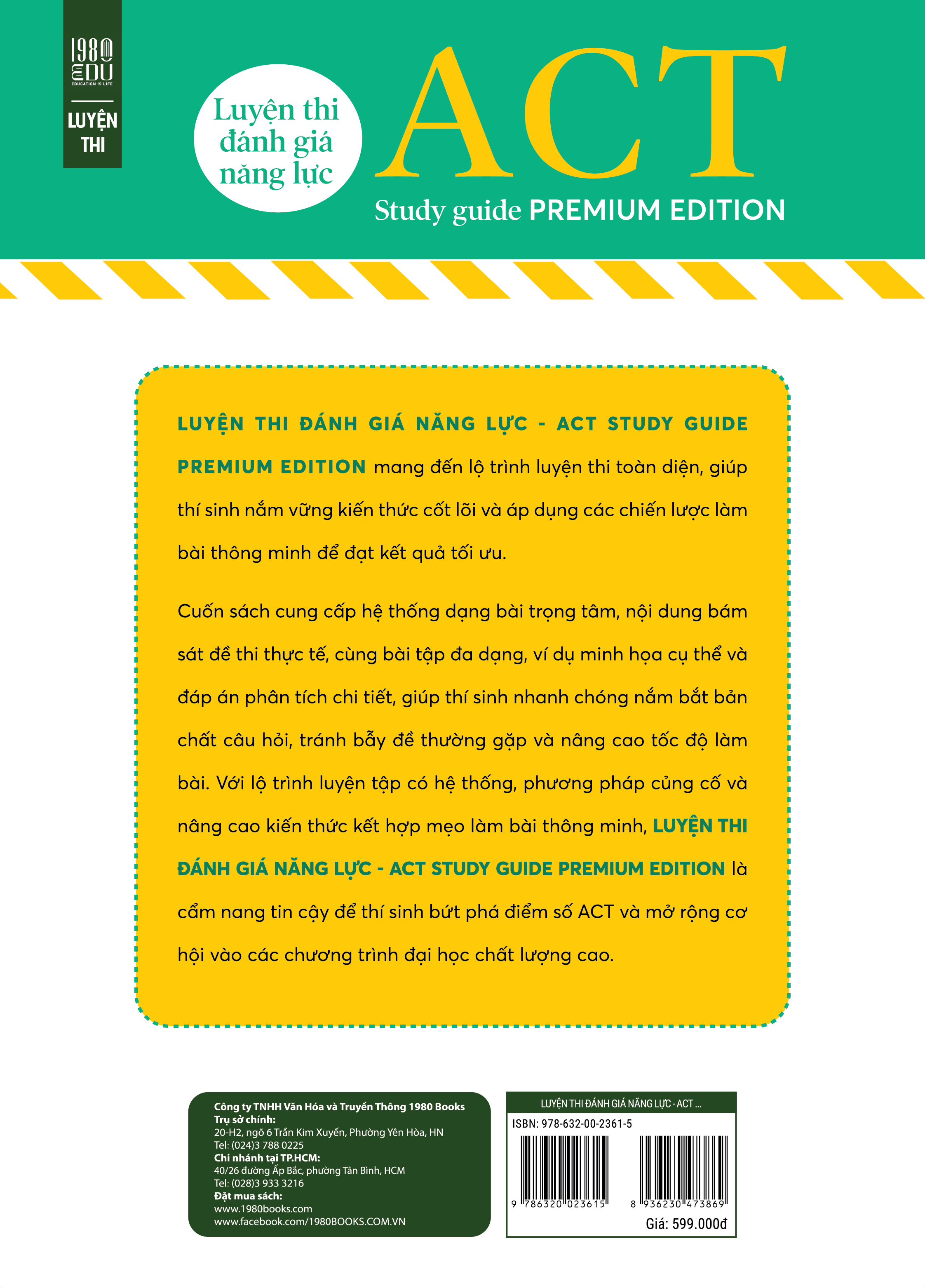 Luyện Thi Đánh Giá Năng Lực - Act Study Guide Premium Edition