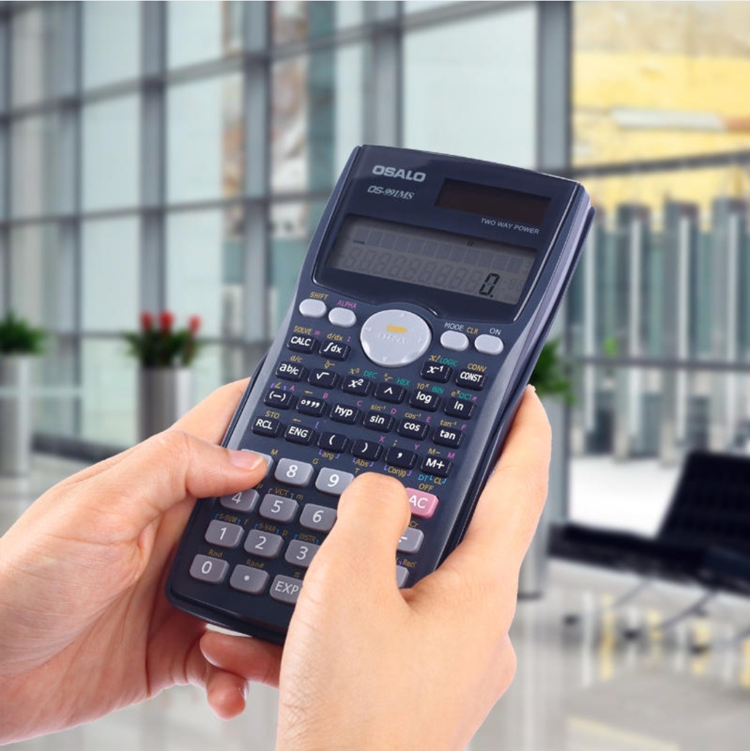 Máy tinh khoa học OSALO OS-991MS chất lượng cao, 401 phép tính,màn hình rộng siêu nét.