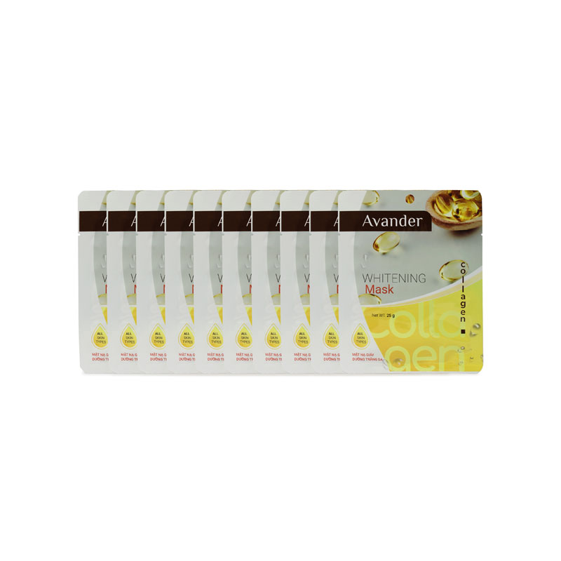 Set 10 Mặt nạ giấy dưỡng trắng da cao cấp