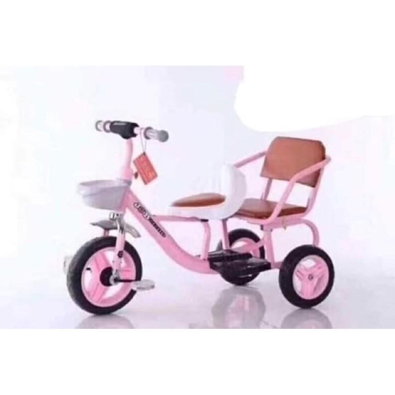 Xe xích lô nhập khẩu khung thép bánh to cho bé