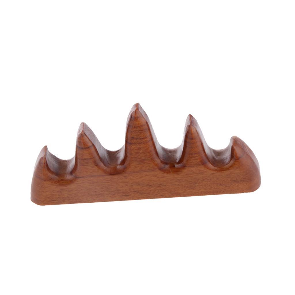 Simple Design Calligraphy Pens Pencil Brush Holder Wooden Pen Rack Office Supplies Decor ACCS Gift