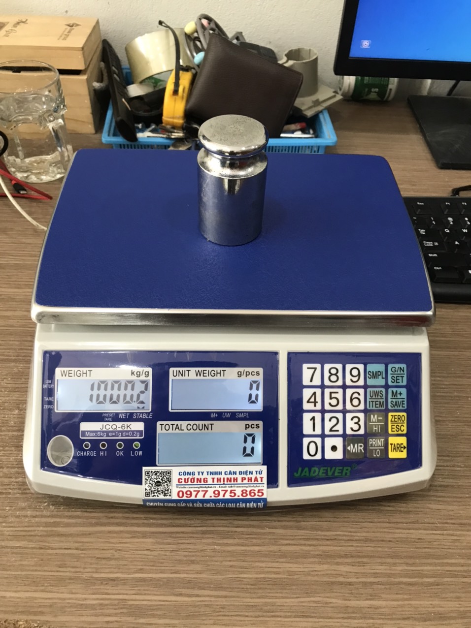 Cân đếm điện tử JADEVER JCQ 30kg/1g