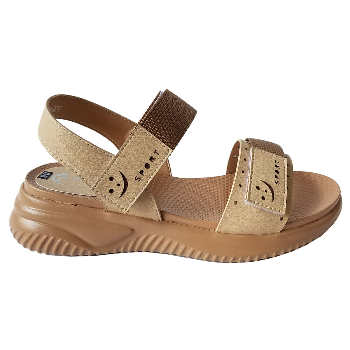 Hình ảnh Giày sandal nữ BIGGBEN cao 4,5cm SDN76