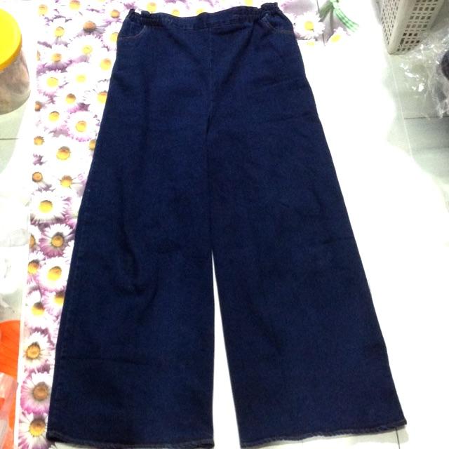 Quần váy chống nắng jean thun