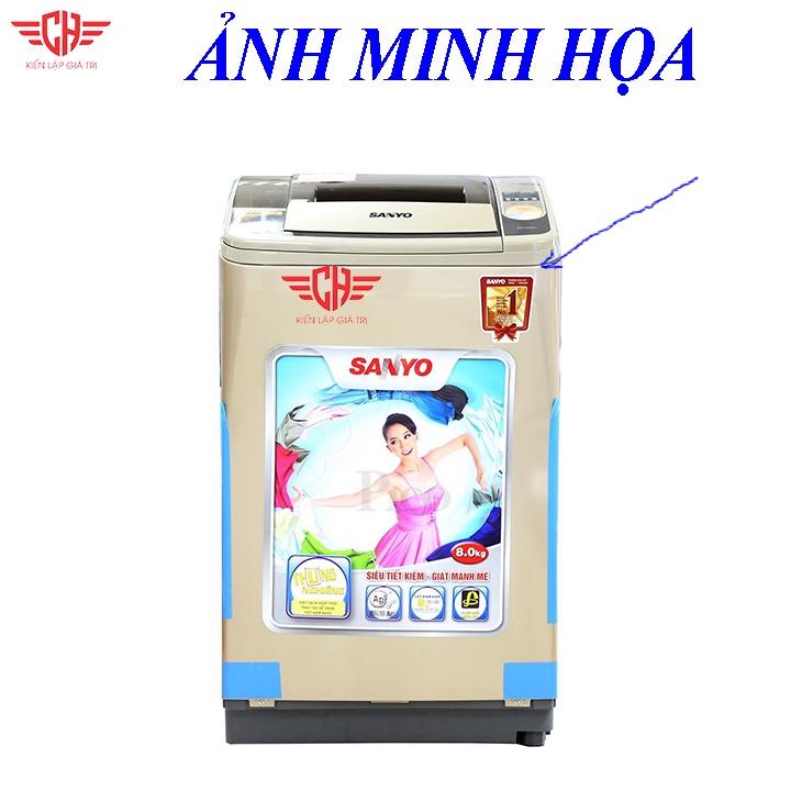 miếng dán máy giặt Tem dán máy giặt sanyo tranh tranh trí máy giặt tem trang tri máy giặt (tặng keo dán)