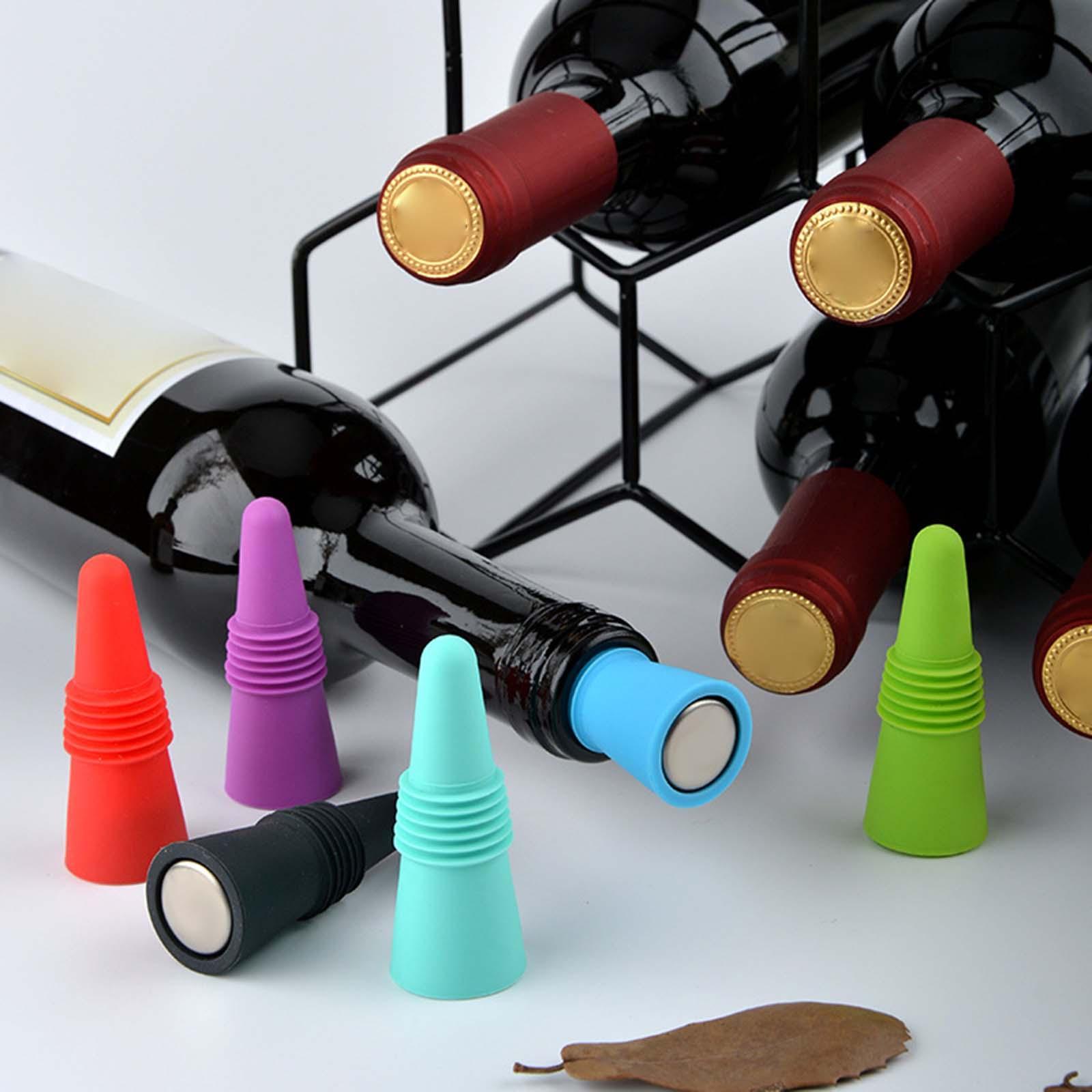 Wine Stoppers , Silicone Wine Bottle stopper and Beverage Bottle Stoppers