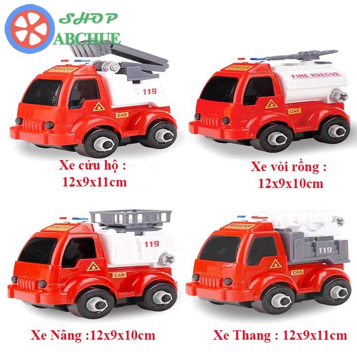 Đồ chơi cho bé ô tô lắp ráp tặng dụng cụ tháo lắp