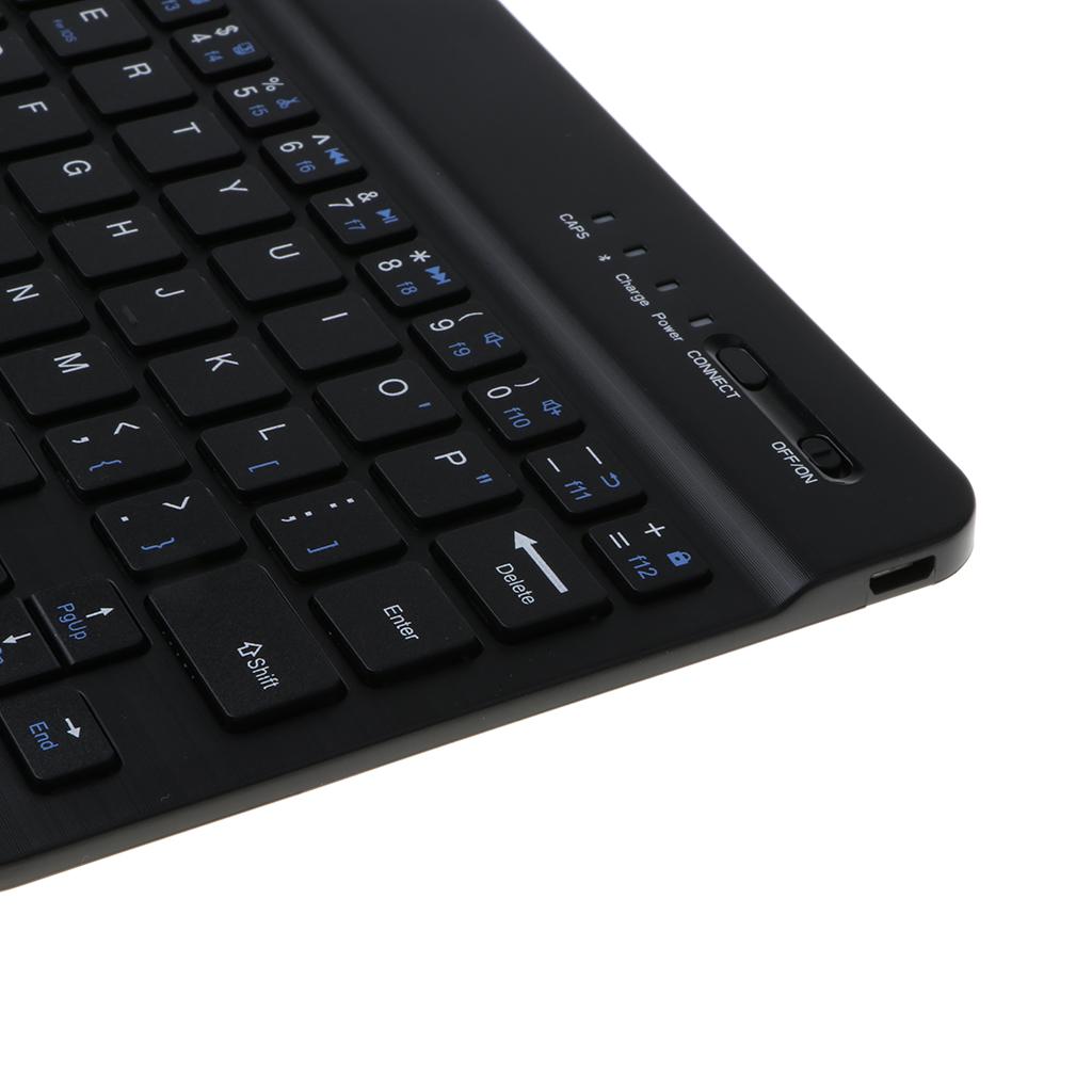 Ultra Slim Wireless Rechargable Keyboard For iOS/Android and Windows PC/Laptop/Notebook/MacBook/Samsung Galaxy Tablet/iPhone/for iPad