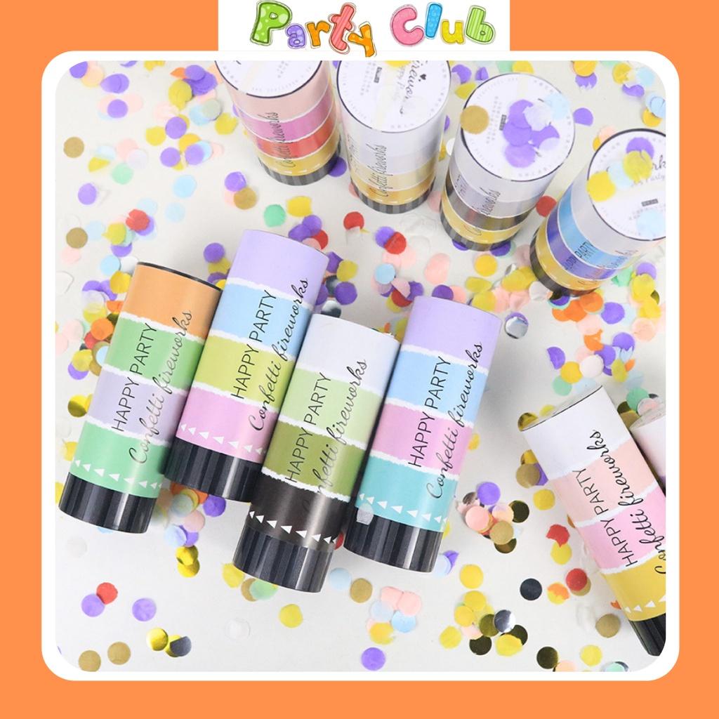 Pháo giấy phụt Confetti phụ kiện sinh nhật,tiệc cưới,party