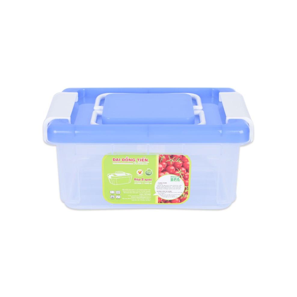 Hộp nhựa 2 quai Đại Đồng Tiến bền mẫu mã đẹp quà tặng cho bé trẻ em