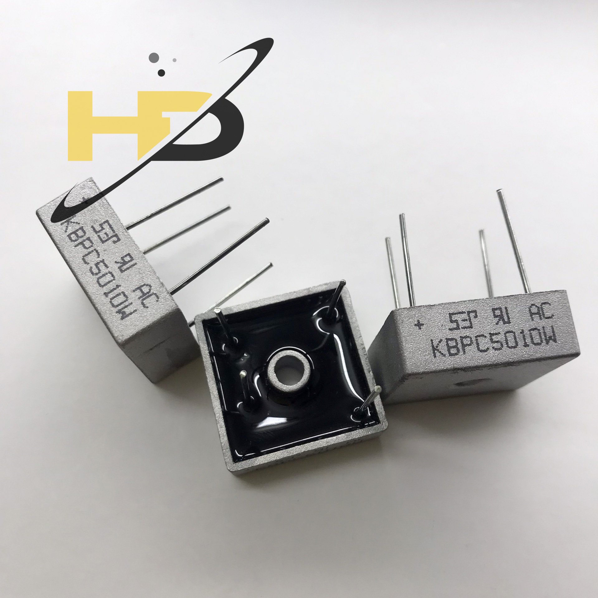 Diode Cầu Vuông 50A 1000V KBPC5010W Chân Hàn Mạch