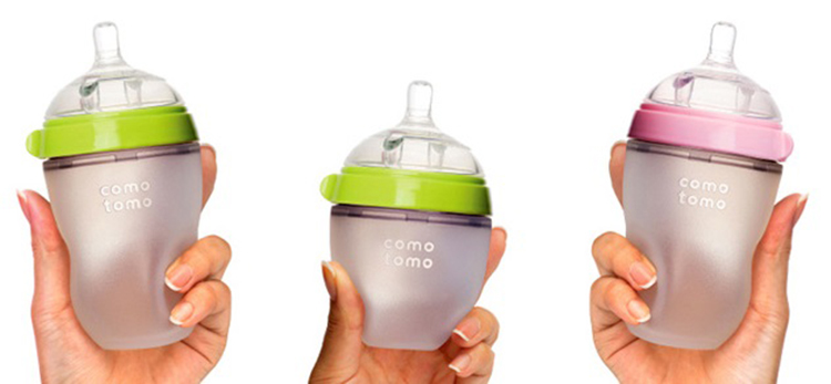 Bình Sữa Comotomo Silicone - Hồng (150ml)