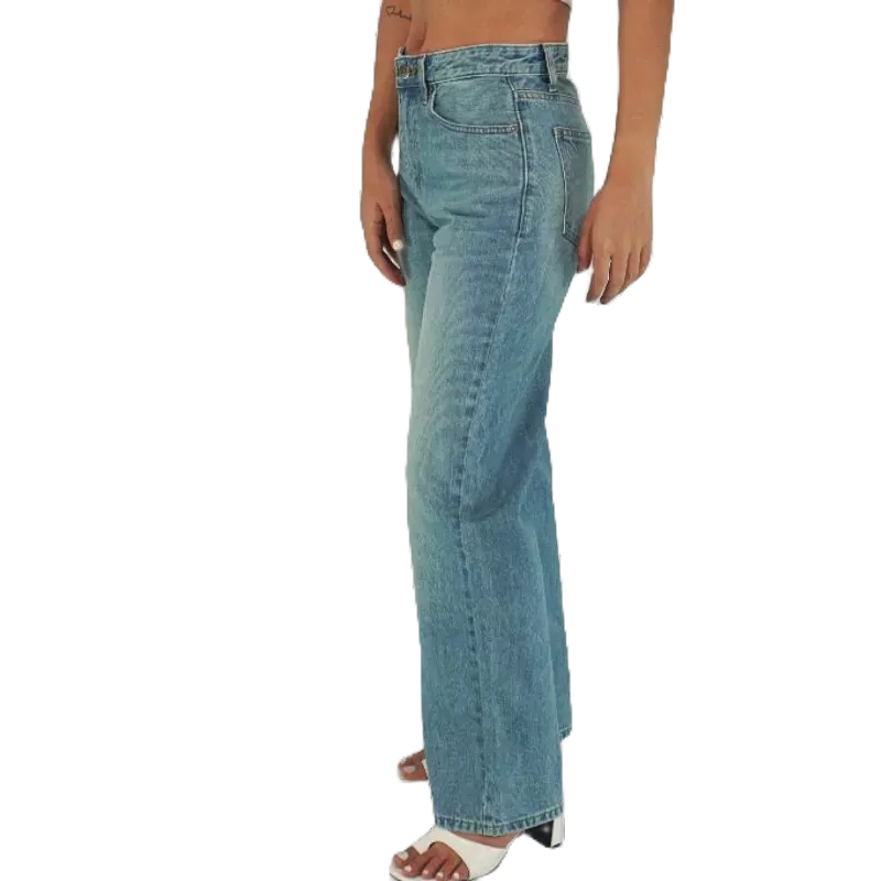 Quần jean cạp cao 2 túi chéo P18, Quần bò cạp cao bigsize, co giãn Cao Cấp, Trẻ Trung - thương hiệu Samma Jeans