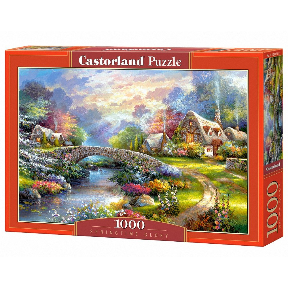 C103171 Đồ chơi ghép hình puzzle Spring time Glory 1000 mảnh Castorland