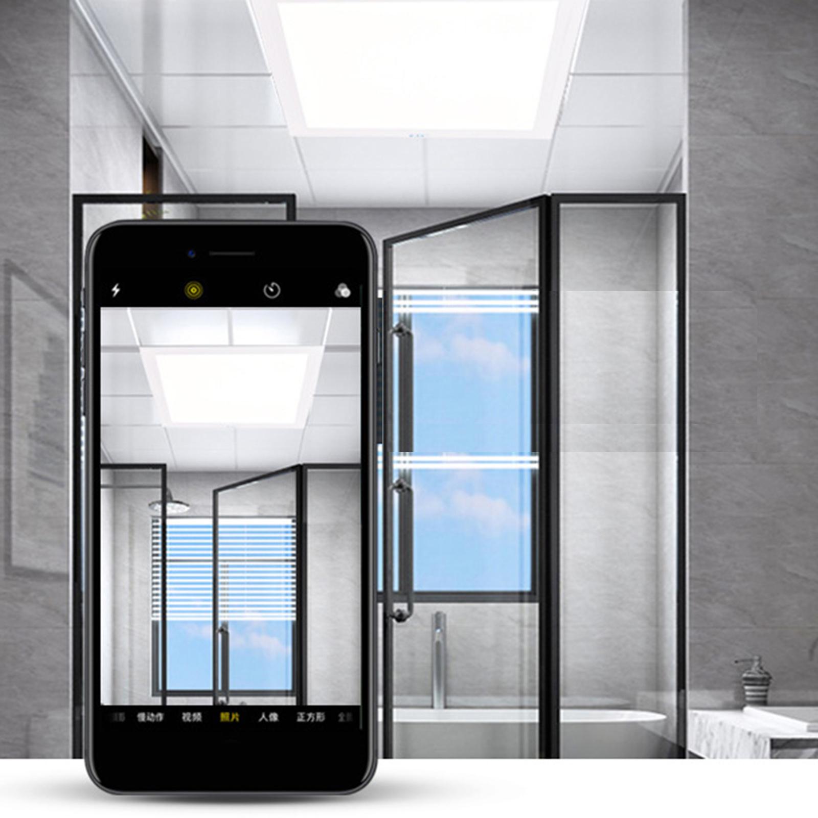 LED Flat Panel Light 6500K Cold White Edge-Lit Drop Ceiling Light