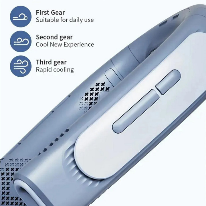 Quạt Đeo Cổ ICE ENGINE 05 FIVE-CORE ICE SENSING WEARABLE AIR CONDITIONER - Home and Garden