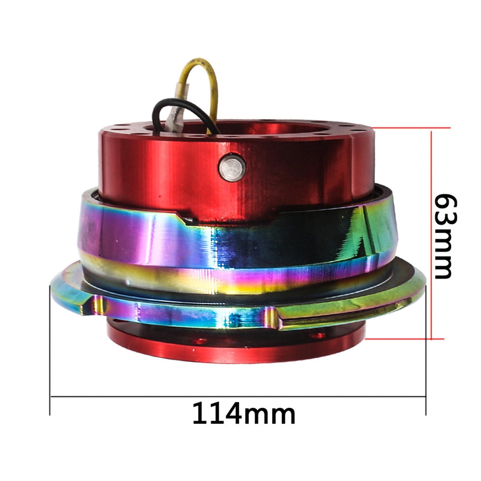 Colorful Steering Wheel Quick Release Kit Universal Car Supplies Red