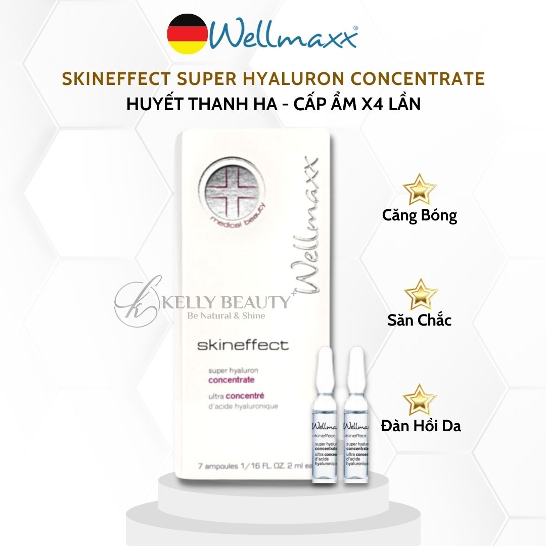 Huyết Thanh Siêu Cấp Ẩm WELLMAXX Super Hyaluron Concentrate - Cấp Ẩm Gấp 4 Lần; Giữ Ẩm Suốt 72 Giờ - Kelly Beauty