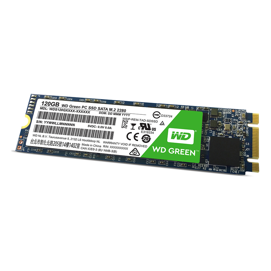 Ổ Cứng SSD 120GB Western Green WDS120G2GOB M.2 2280 - Hàng Chính Hãng