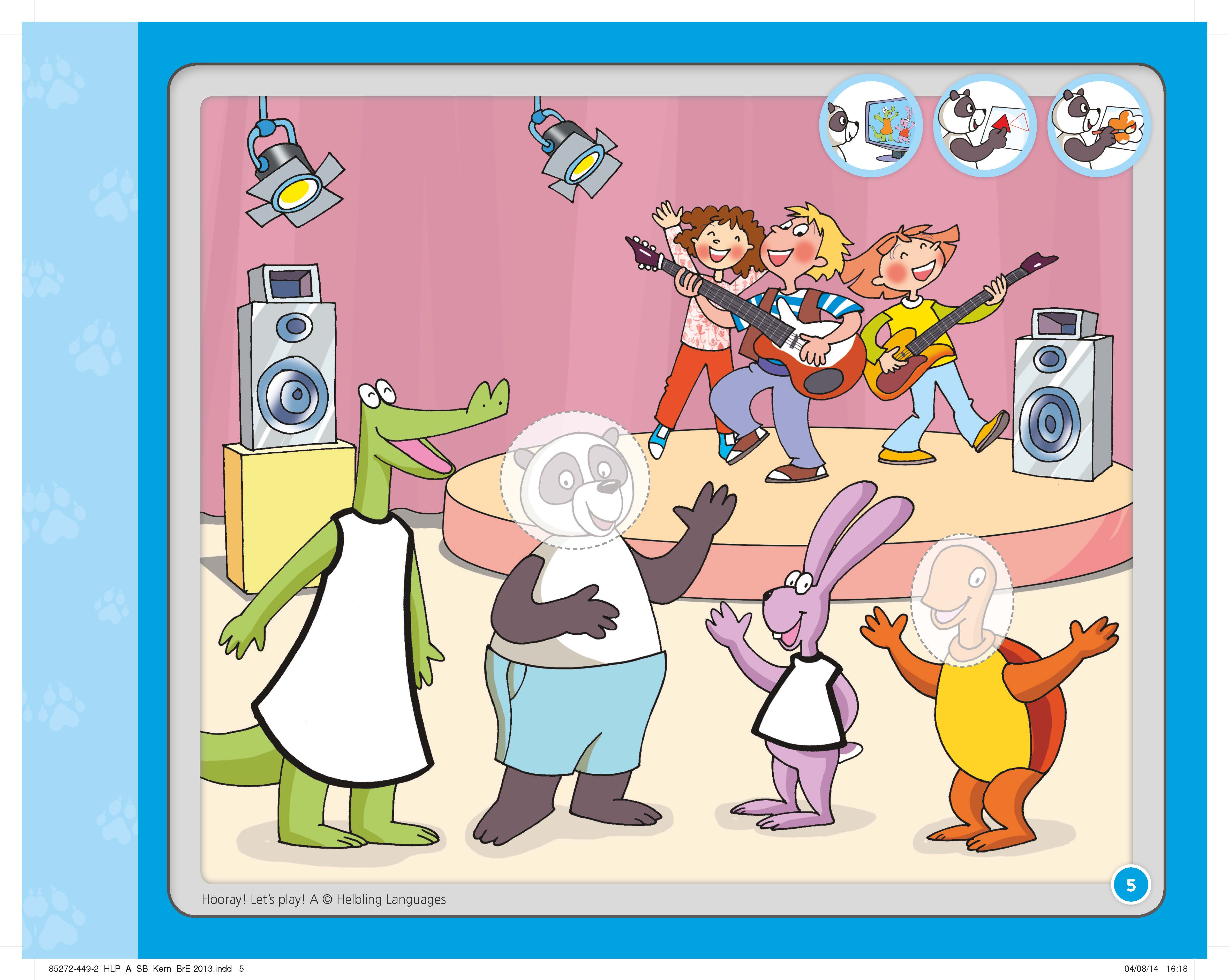 Hooray Let's Play Level A Student’s Book (with Songs CD)