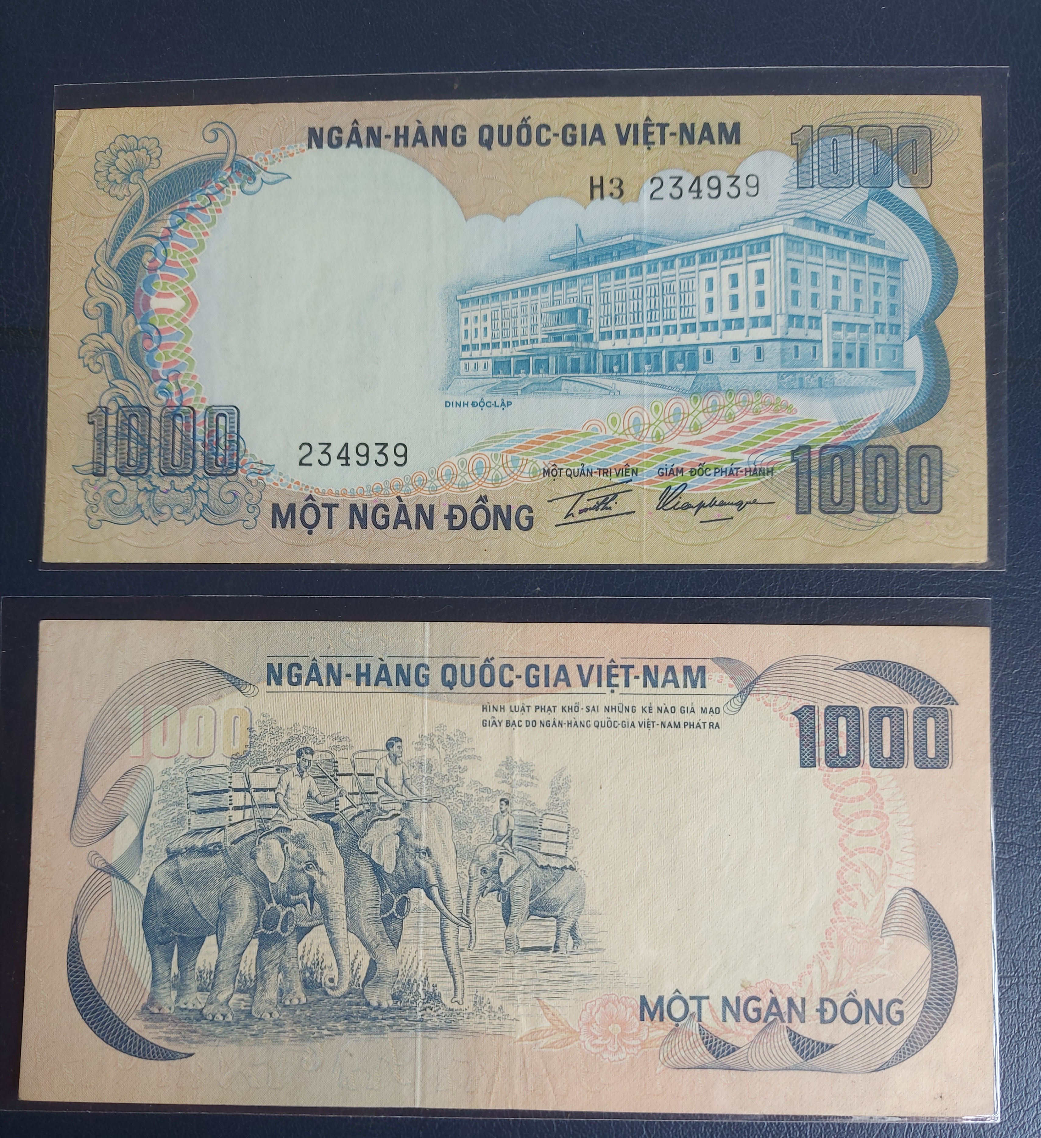 Sưu tầm 1000 đồng con voi năm 1972